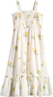 Ava & Yelly Kids' Smocked Tiered Sundress
