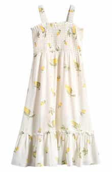 Ava & Yelly Kids' Smocked Tiered Sundress