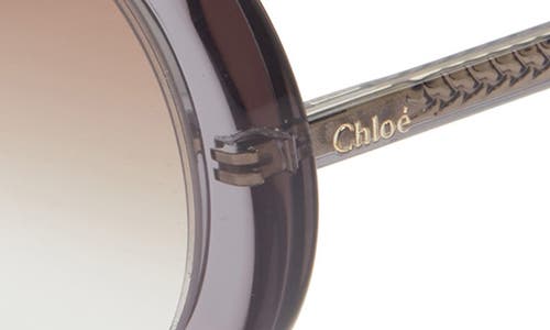 Chloé Core 54mm Round Sunglasses
