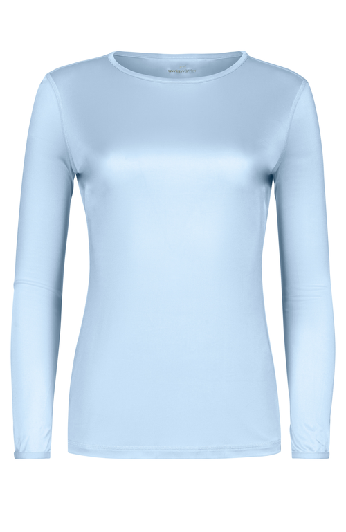 Uwila Warrior Silk Blend Base Layer In Ice Blue