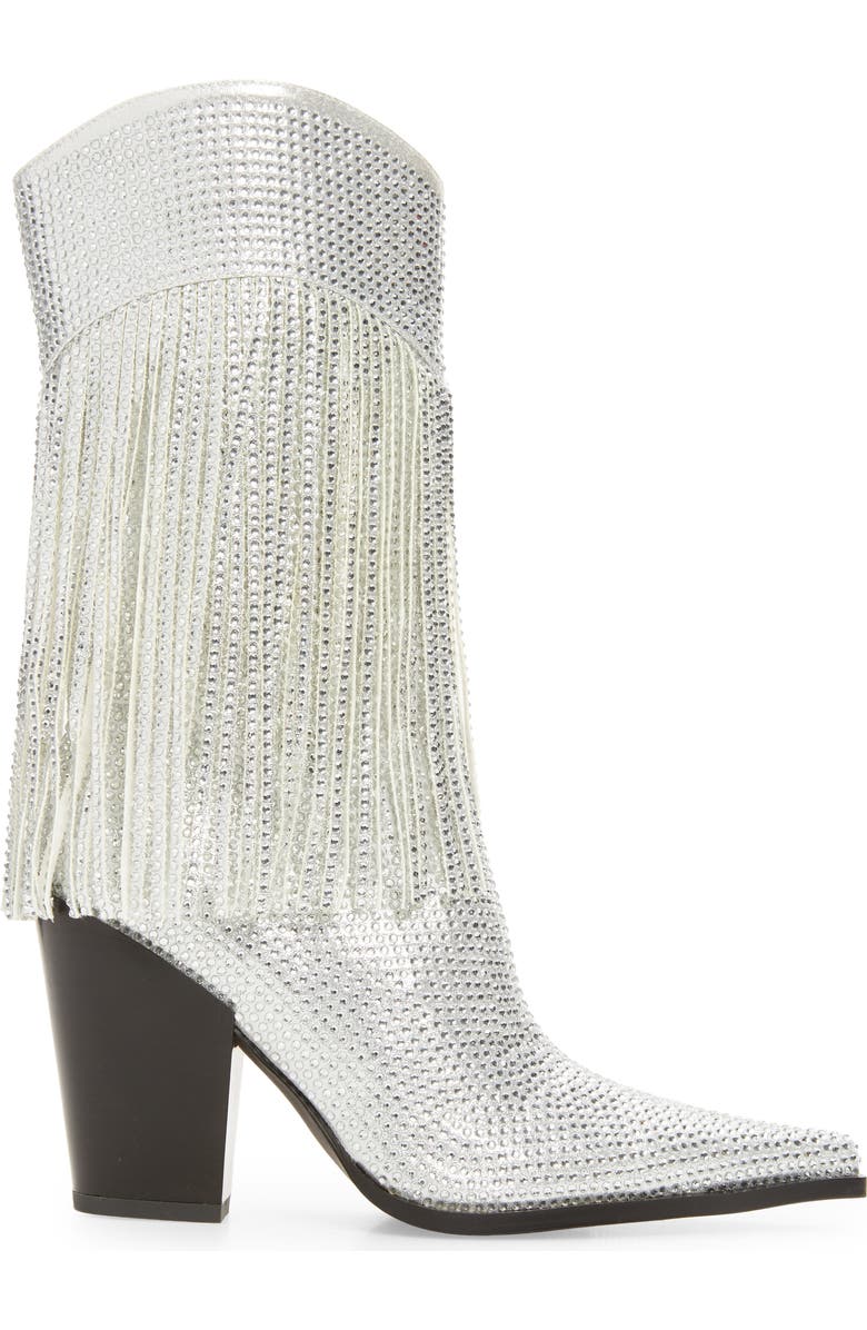 AZALEA WANG Blythe Pointed Toe Western Boot, Alternate, color,