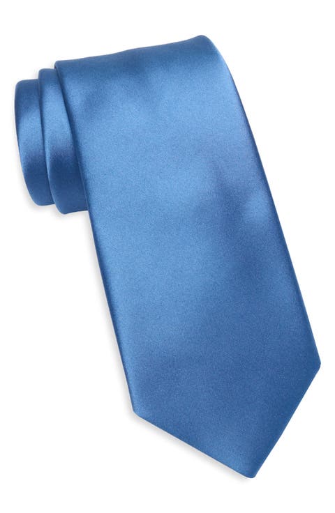 Solid Satin Tie