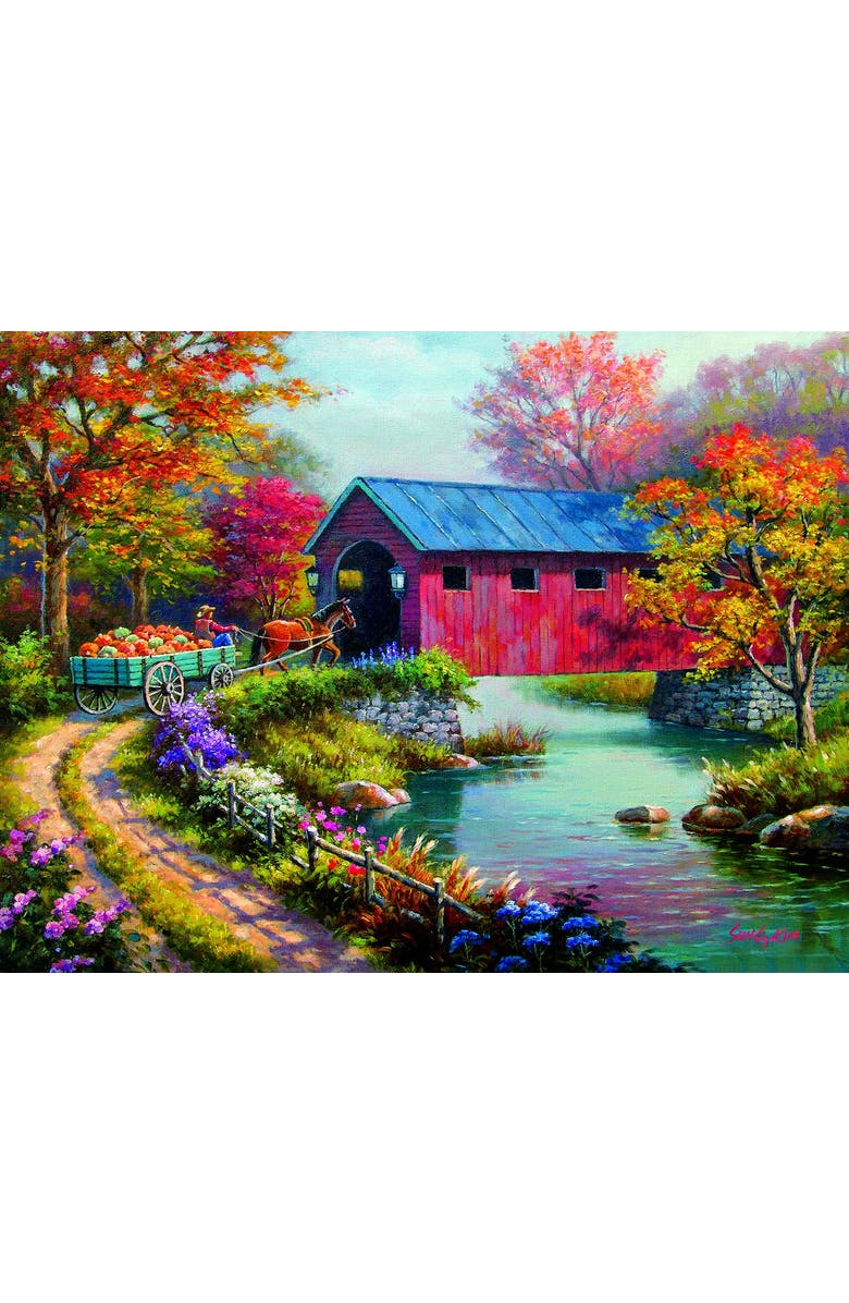 Sunsout Pumpkin Harvest 300 piece Jigsaw Puzzle for Adults, Alternate, color, Multicolor