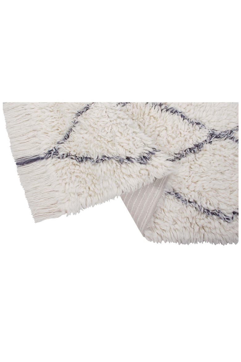 Berber Washable Wool Rug, Alternate, color, NATURAL CHARCOAL