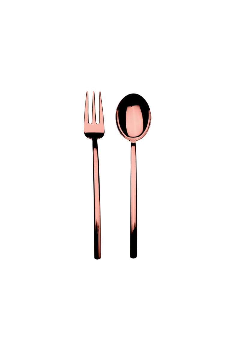 Due Serving Set - 2 Pieces, Main, color, Bronze