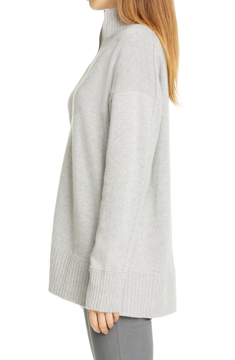 Lafayette 148 New York Zip Front Cardigan, Alternate, color, 