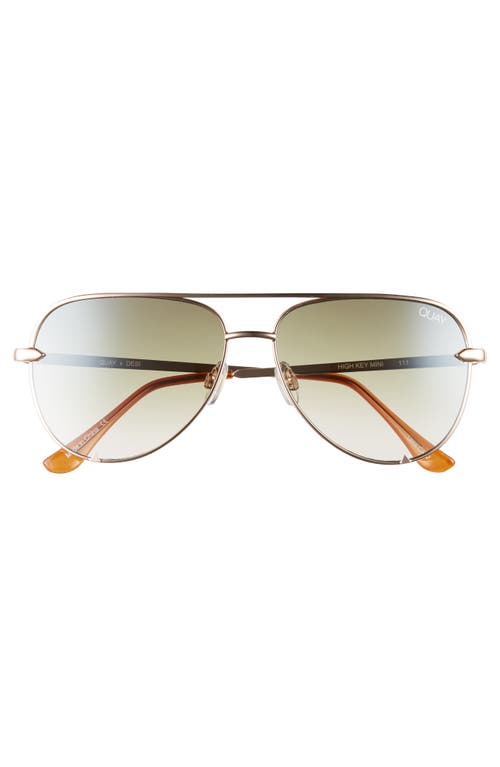 Quay High Key Mini 60mm Aviator Sunglasses