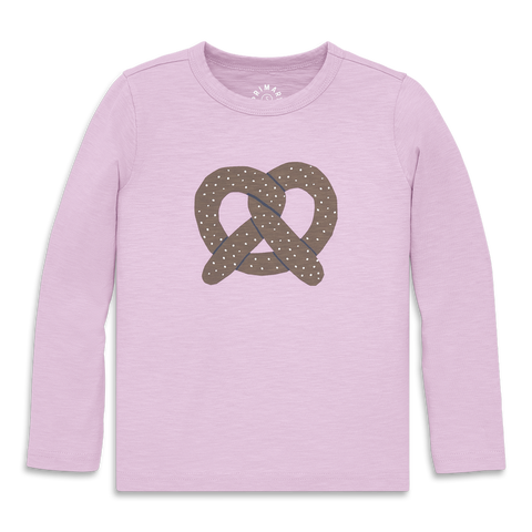 Kids Long Sleeve Pretzel Tee