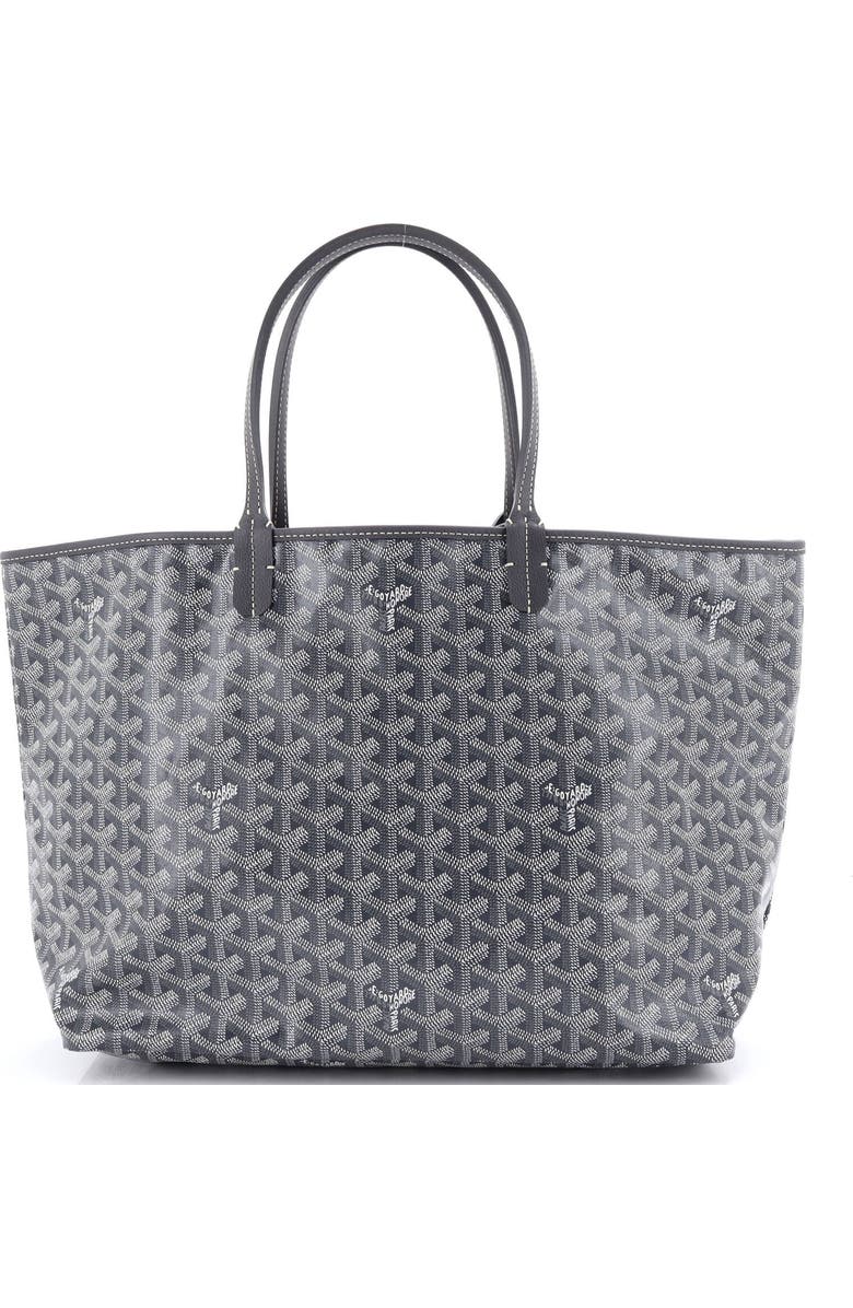 Pre-Owned Goyard Saint Louis Tote Coated Canvas PM, Main, color, Gray