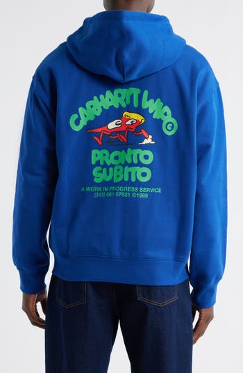 Pronto Subito Graphic Zip Hoodie