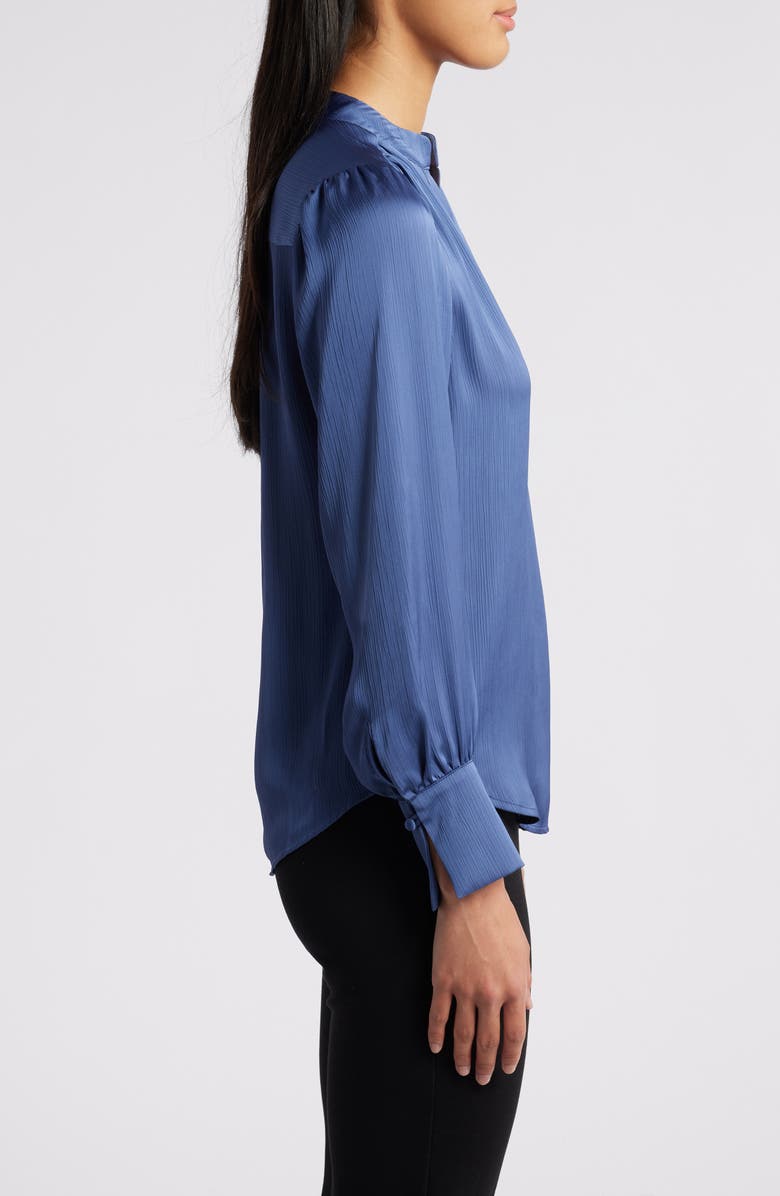 Anne Klein Pleated Long Sleeve Shirt, Alternate, color, 
