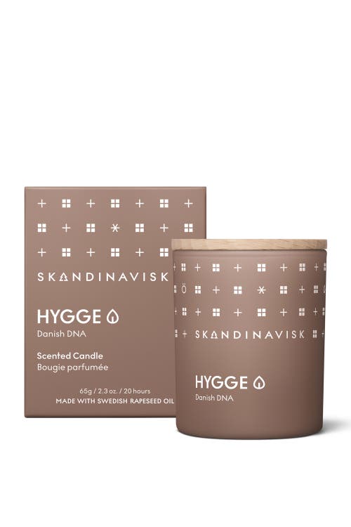 Skandinavisk Hygge Scented Candle 65g In Brown