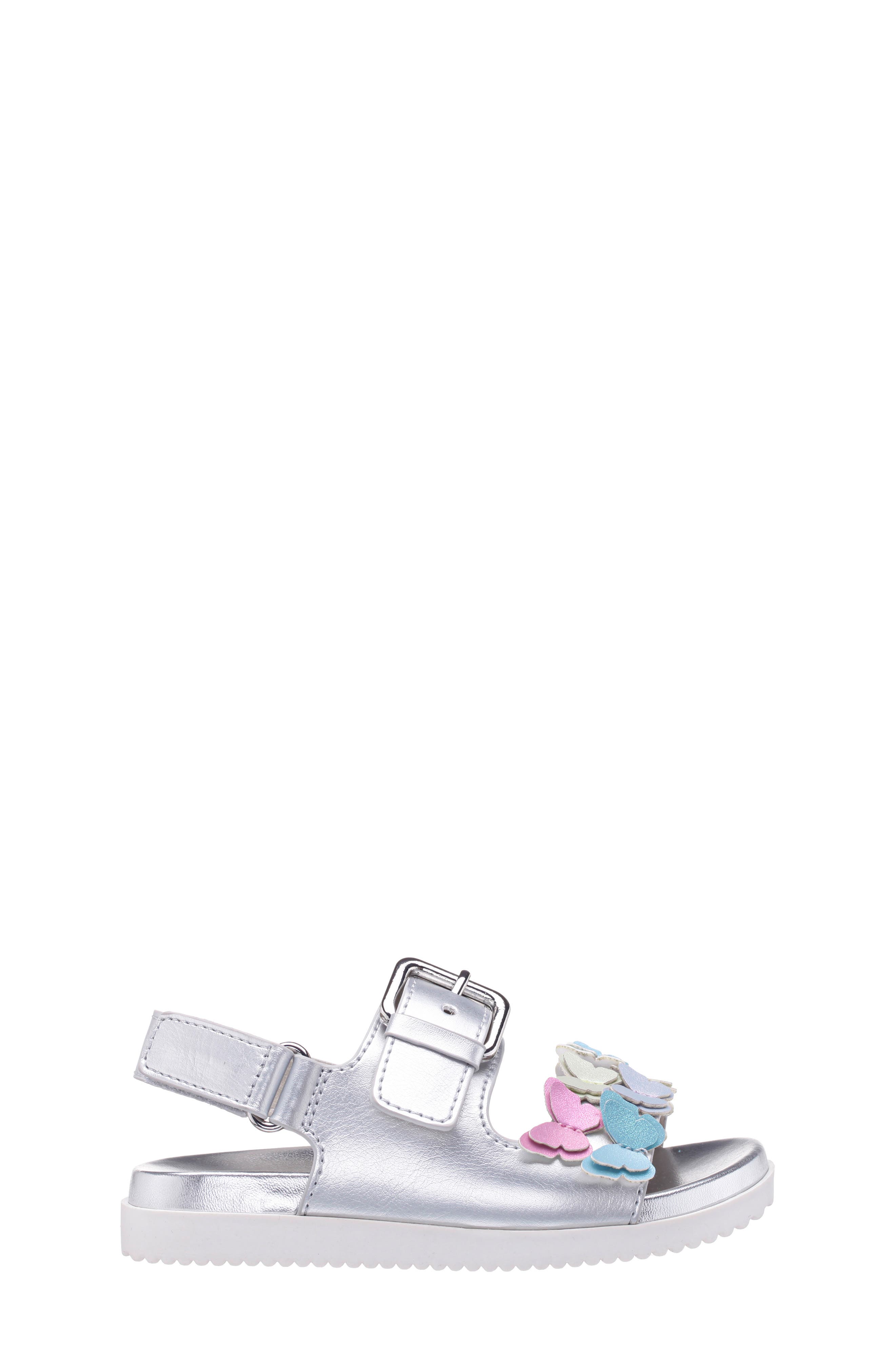 Nina Kids' Pollie Sandal, Alternate, color, Silver/Multi
