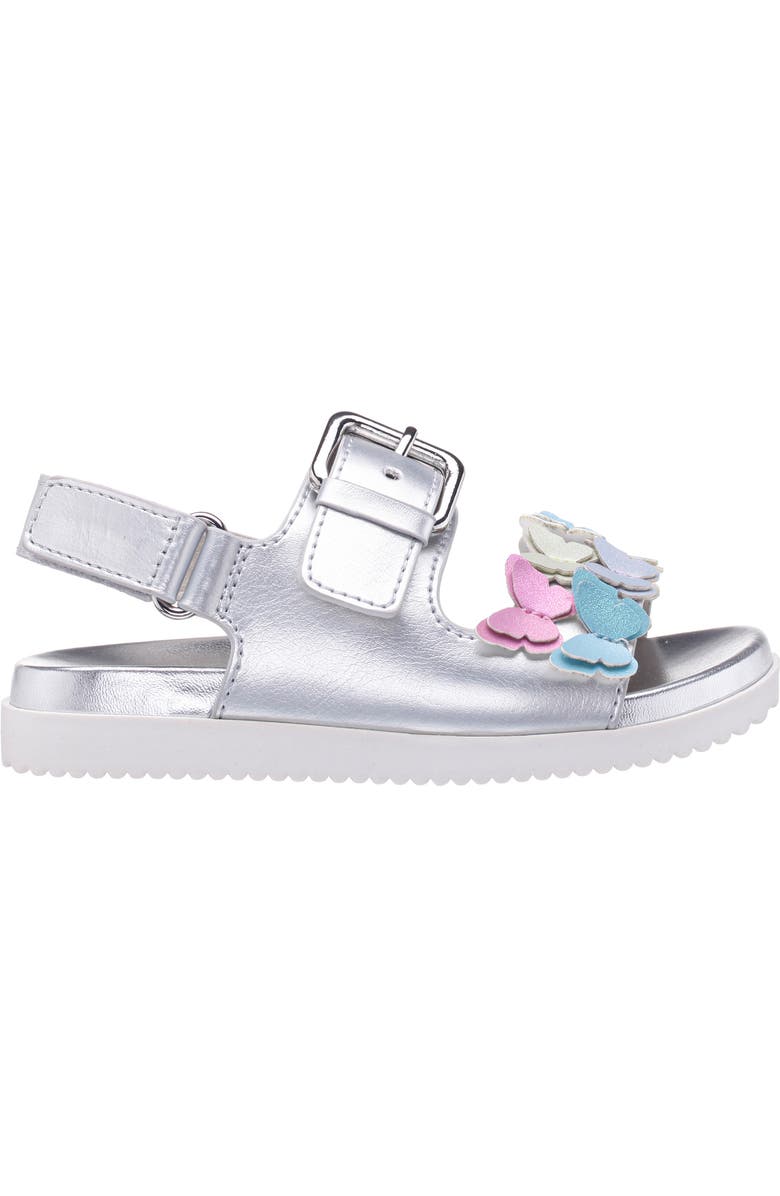 Nina Kids' Pollie Sandal, Alternate, color, Silver/Multi