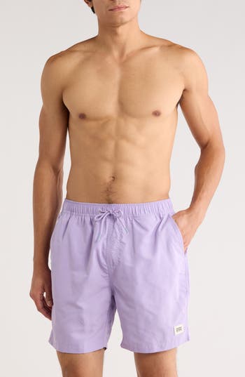 Scotch & Soda Stretch Swim Trunks In Purple