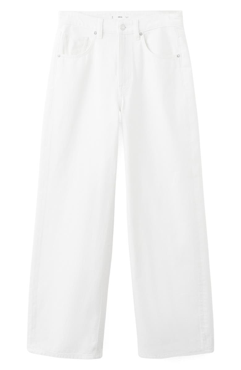 MANGO Mid Rise Balloon Jeans, Alternate, color, White