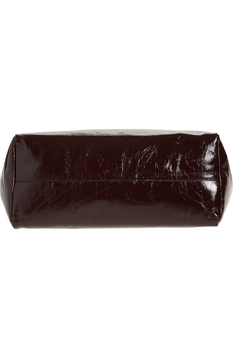 AllSaints Izzy Patent Leather Tote, Alternate, color,