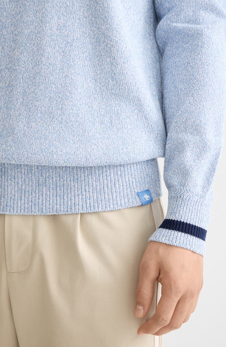 Scotch & Soda Mélange Crewneck Sweater, Alternate, color, Faded Denim