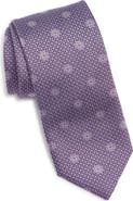 Canali Flower Silk Tie
