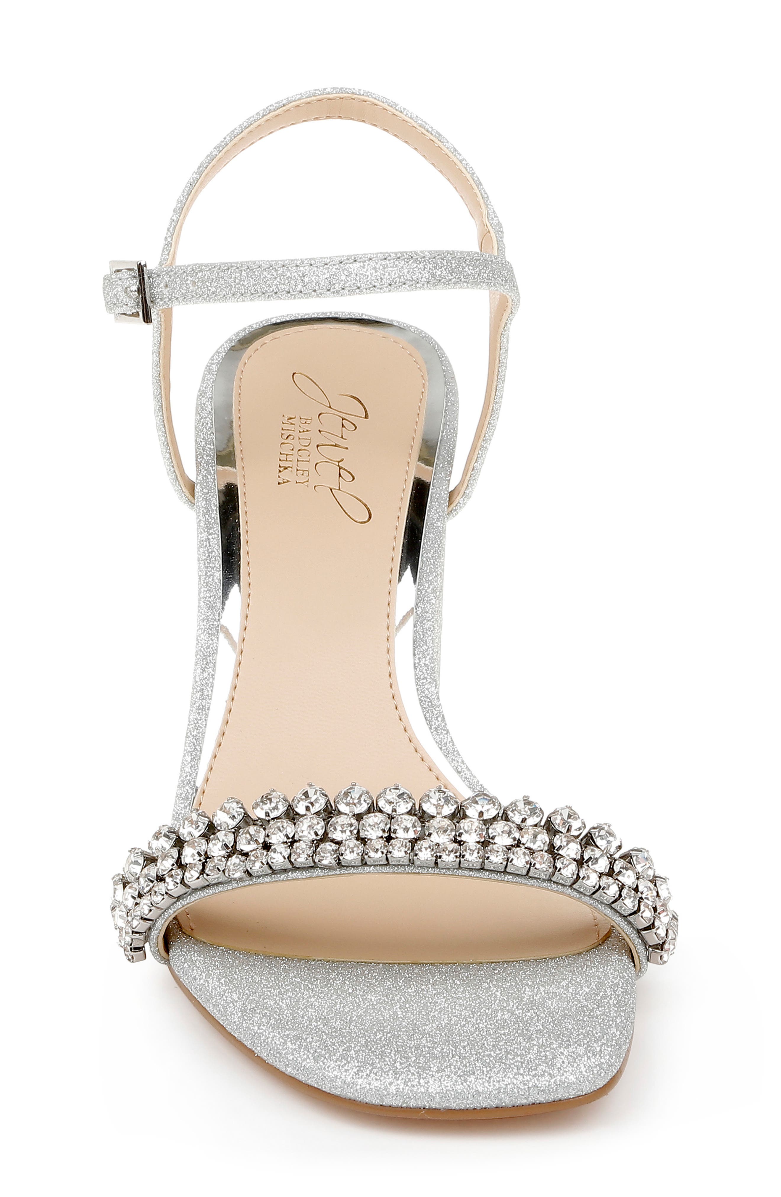 Jewel Badgley Mischka Lori Ankle Strap Sandal, Alternate, color, 