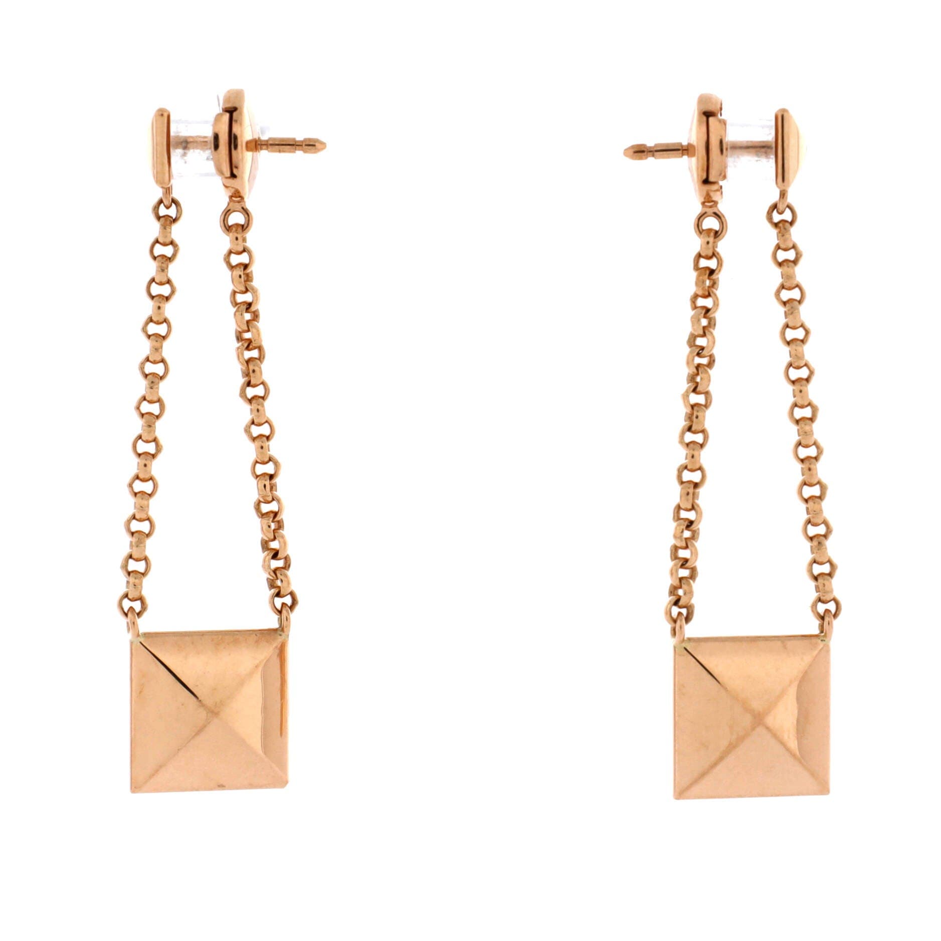 Clou D'H Drop Earrings 18K Rose Gold, Alternate, color, Rose Gold