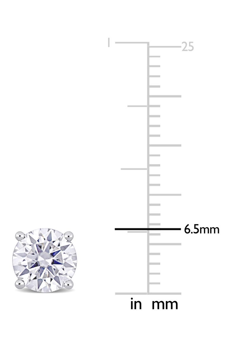 Lab Created Moissanite Stud Earrings, Alternate, color, WHITE