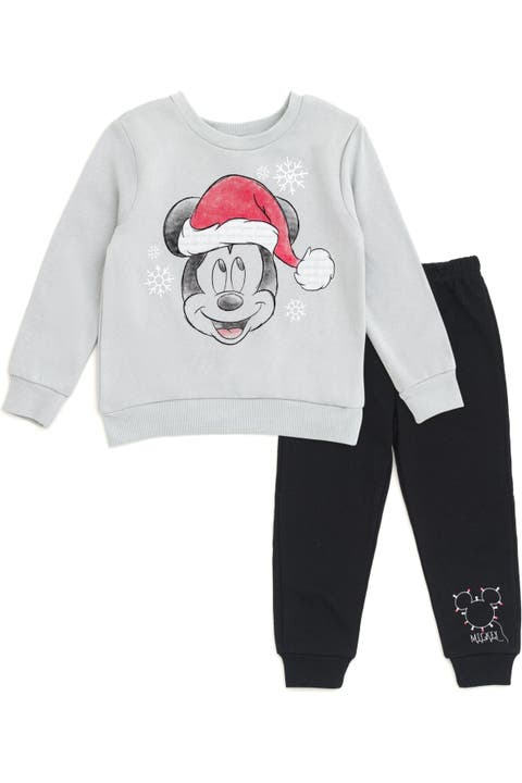 Mickey Mouse Holiday 2-Piece Fleece Sweatshirt and Pants Set