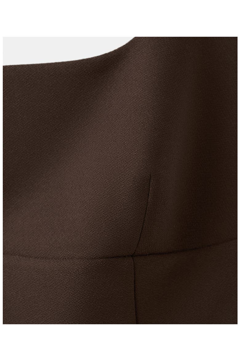 Square Neck Crop Top, Alternate, color, BROWN