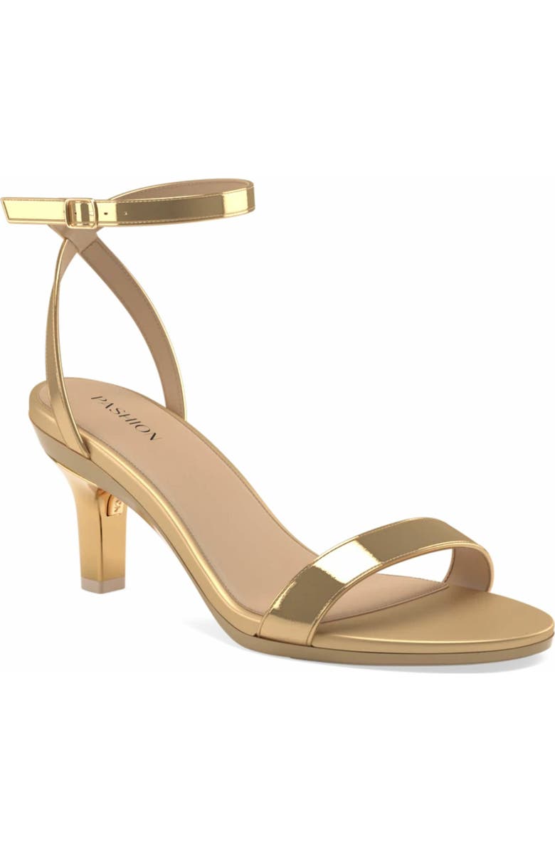 Pashion Footwear The Brenna 3" Stiletto, Main, color, Gold