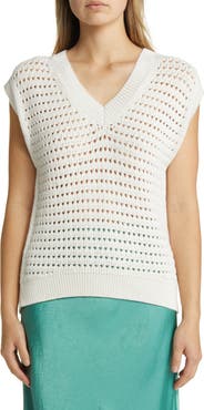 Max Mara Leisure Palco Open Stitch Sweater Vest