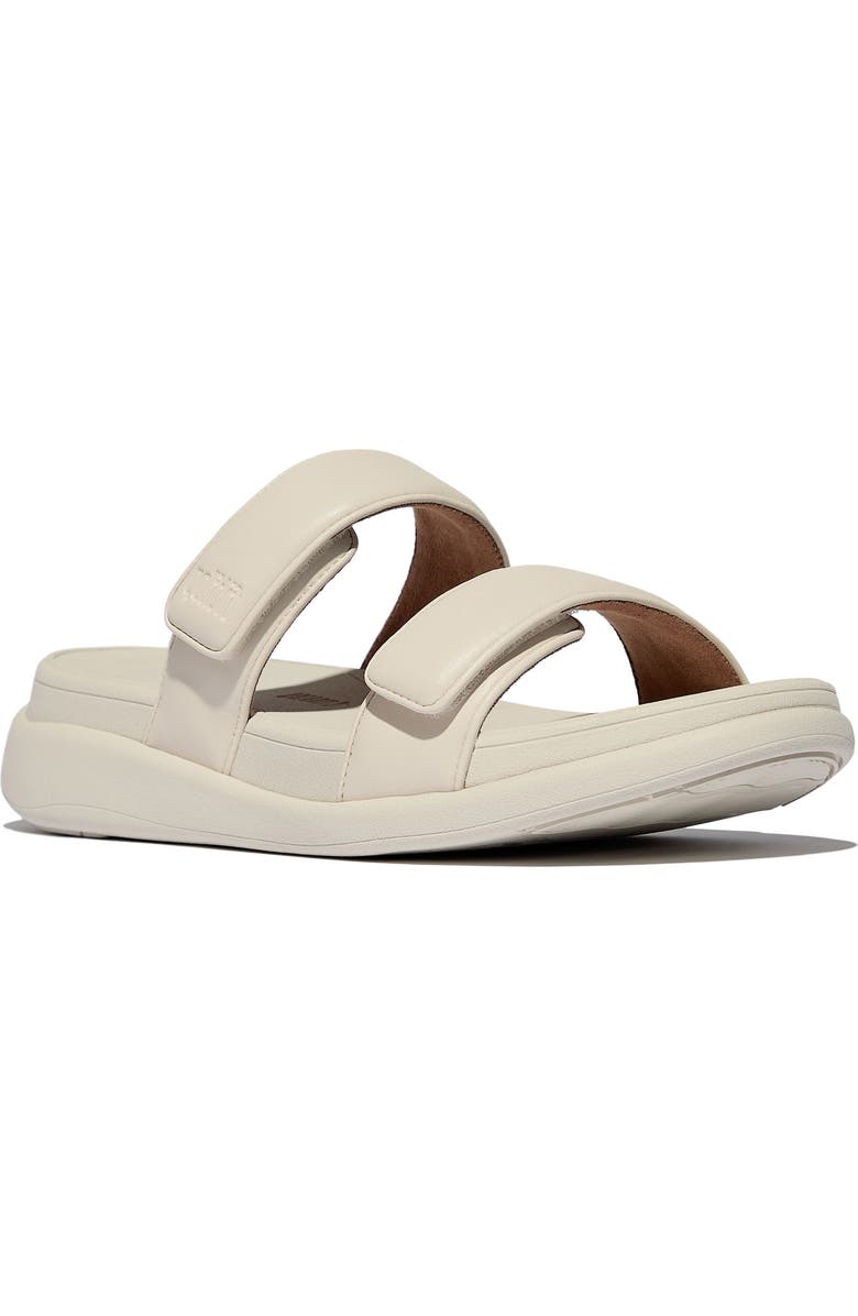 FitFlop F-Mode Go Adjustable Platform Slide Sandal, Main, color, Paris Beige