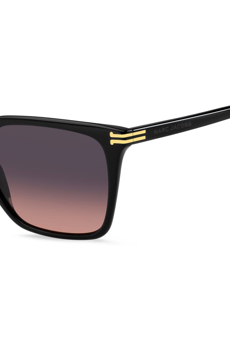 Marc Jacobs 55mm Square Sunglasses, Alternate, color, 