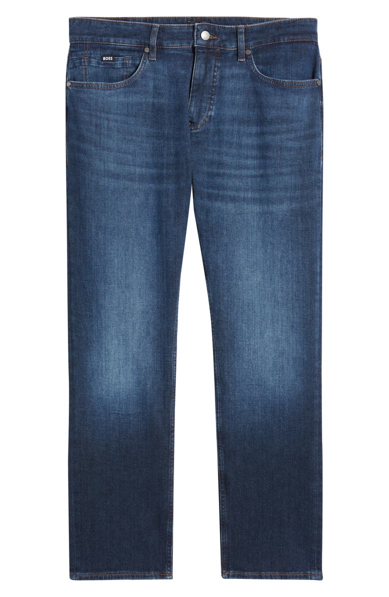 BOSS Delaware Slim Fit Jeans, Alternate, color, Navy