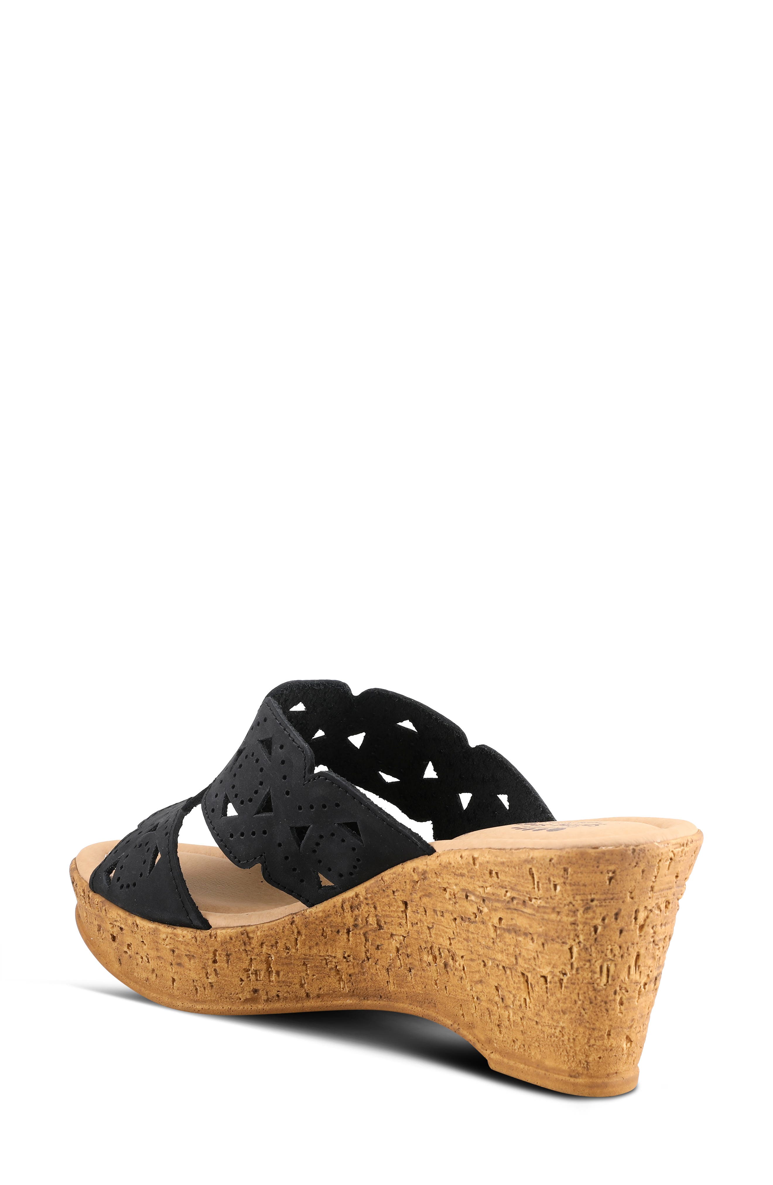 Flamyo Platform Wedge, Alternate, color, BLACK NUBUCK