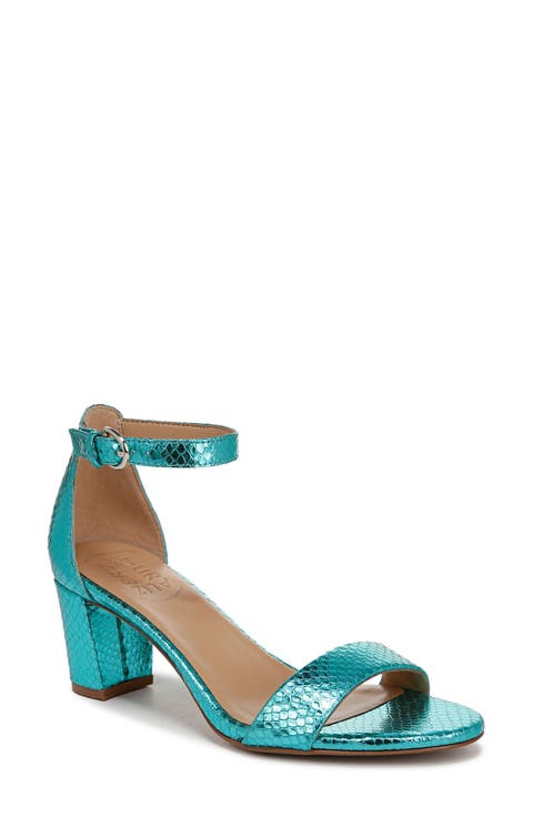 Vera Glitz Ankle Strap Sandal (Women)