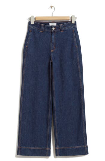 & Other Stories Wide Leg Jeans In Blue