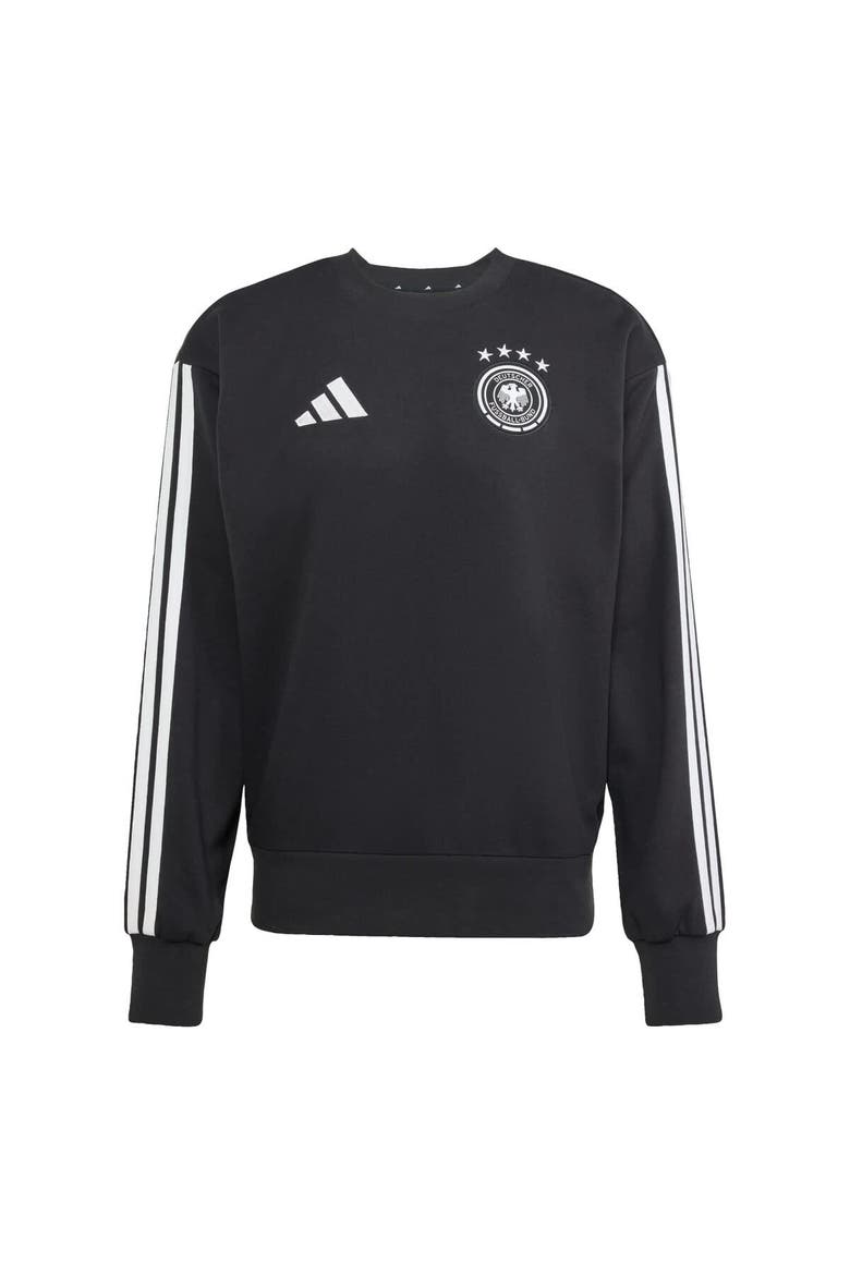 Men's adidas  Black Germany National Team FIFA x World Cup Alphaskin Crewneck Sweatshirt, Main, color, Black