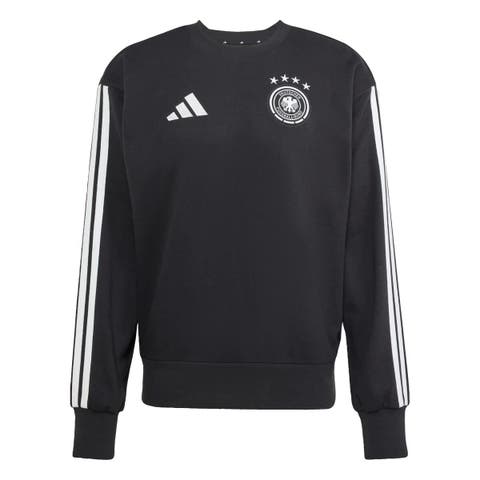 Men's adidas  Black Germany National Team FIFA x World Cup Alphaskin Crewneck Sweatshirt