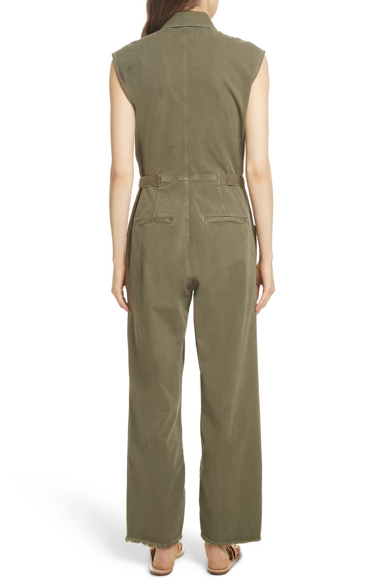 FRAME Le Service Twill Jumpsuit, Alternate, color, 