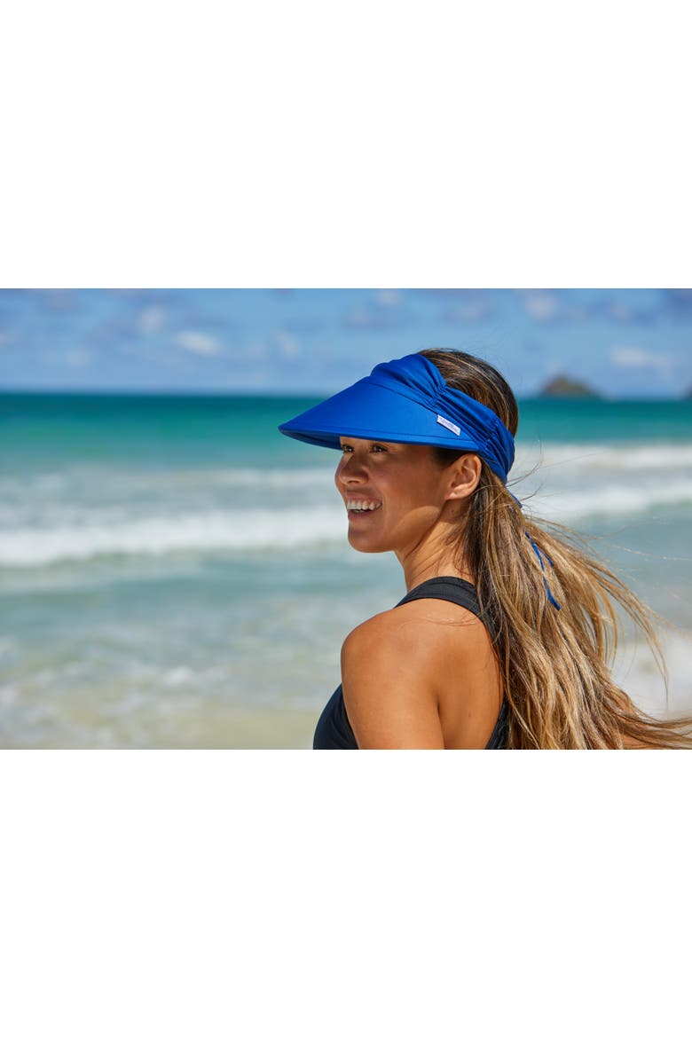 Swim Visor, Alternate, color, Navy Blue