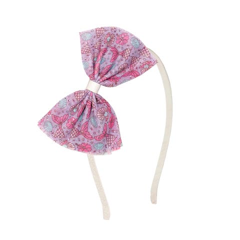 Mermaid Splash Tulle Bow Headband (Toddler & Little Kid)