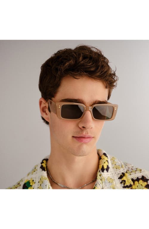 Aire Orion 53mm Rectangular Sunglasses In Brown