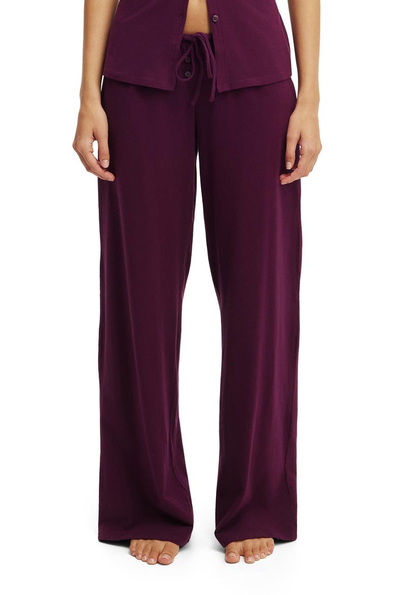 Women's Dreamy Soft Wide Leg Pant, Main, color, Blackcurrant