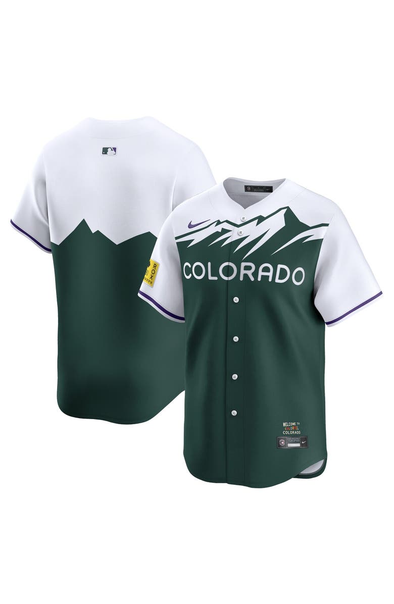 Nike Men's Nike  Green Colorado Rockies City Connect Limited Jersey, Main, color, 