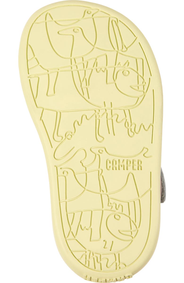 Camper Kids' Bicho Sandal, Alternate, color, Medium Gray