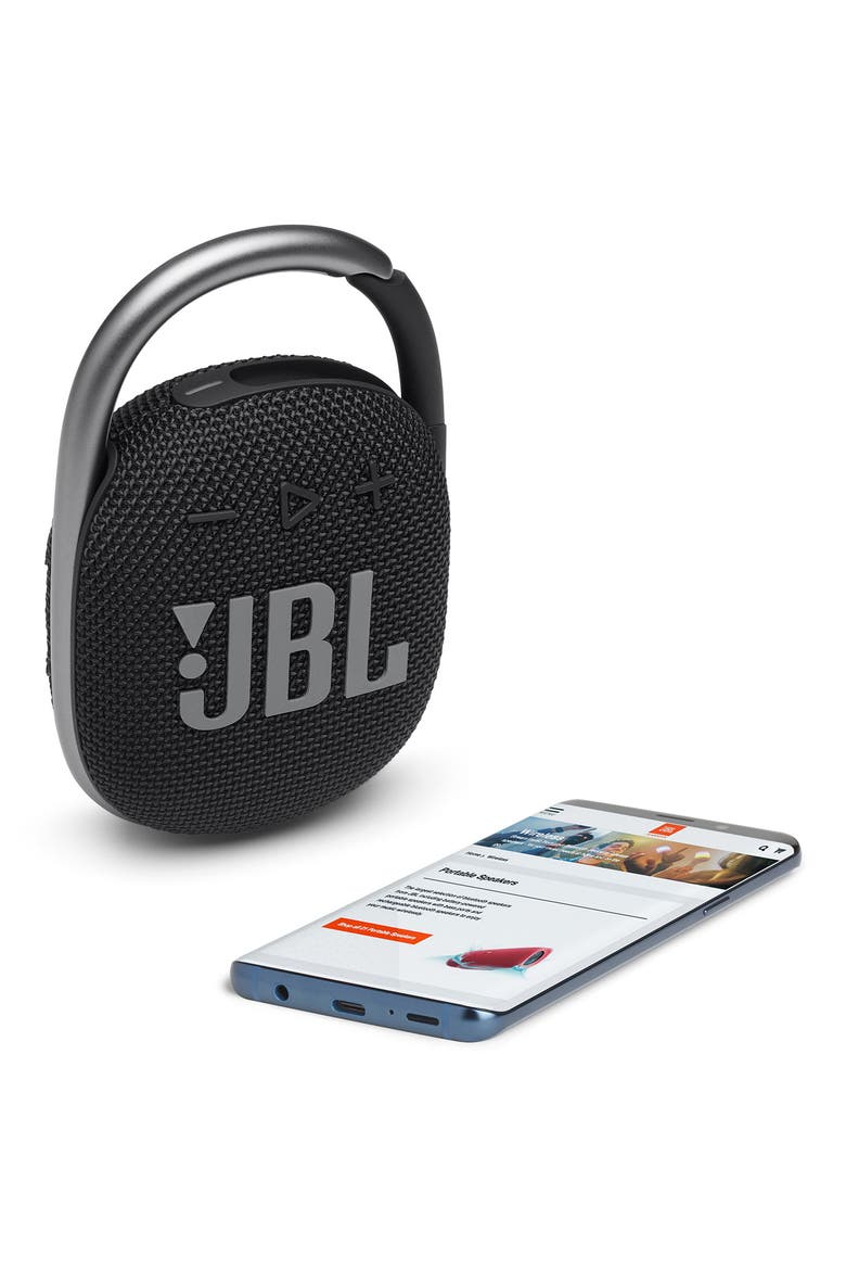 Clip 4 Waterproof Bluetooth® Speaker, Alternate, color, BLACK