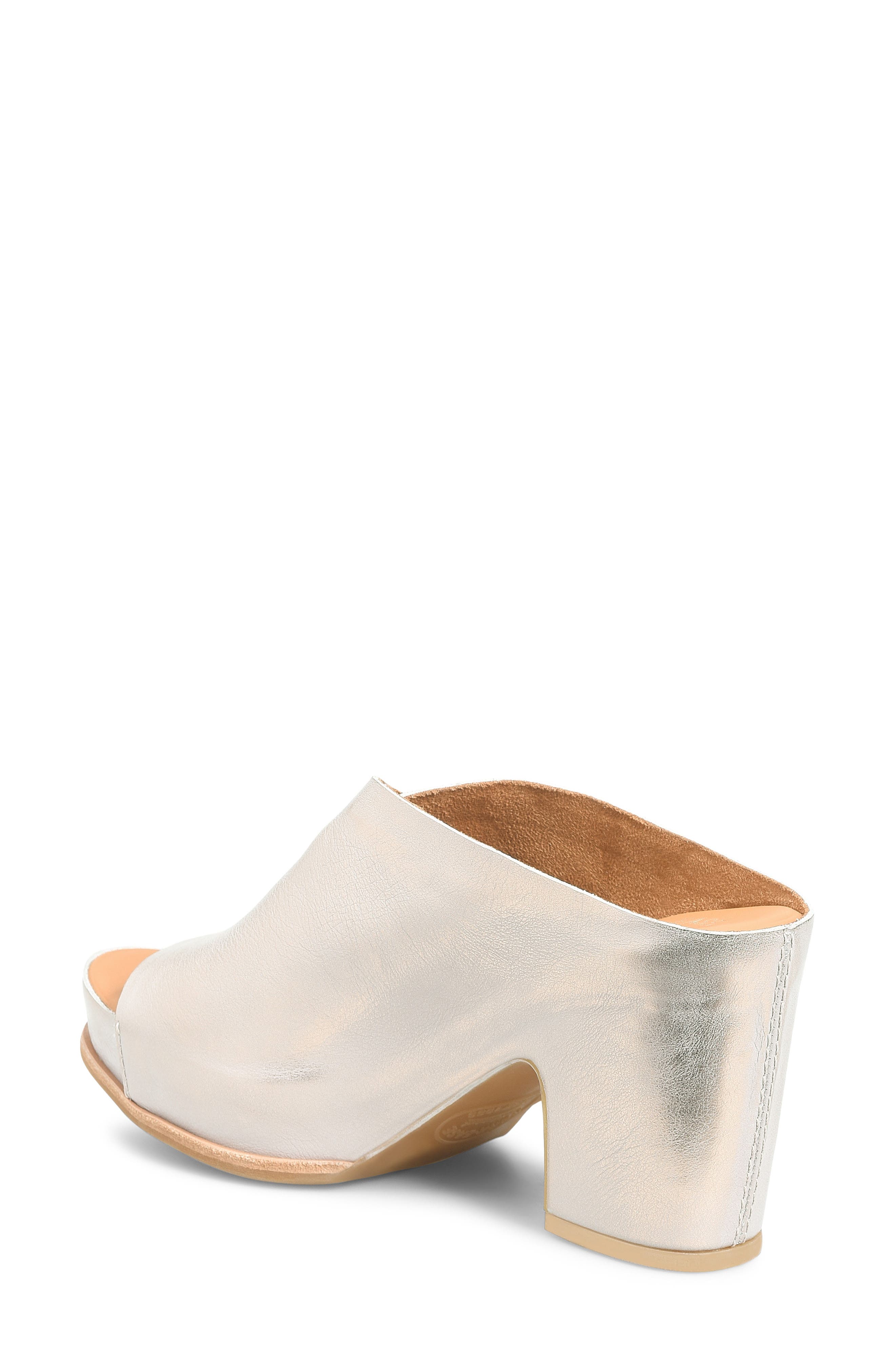 Kork-Ease<sup>®</sup> Stowe Platform Slide Sandal, Alternate, color, Champagne Metallic