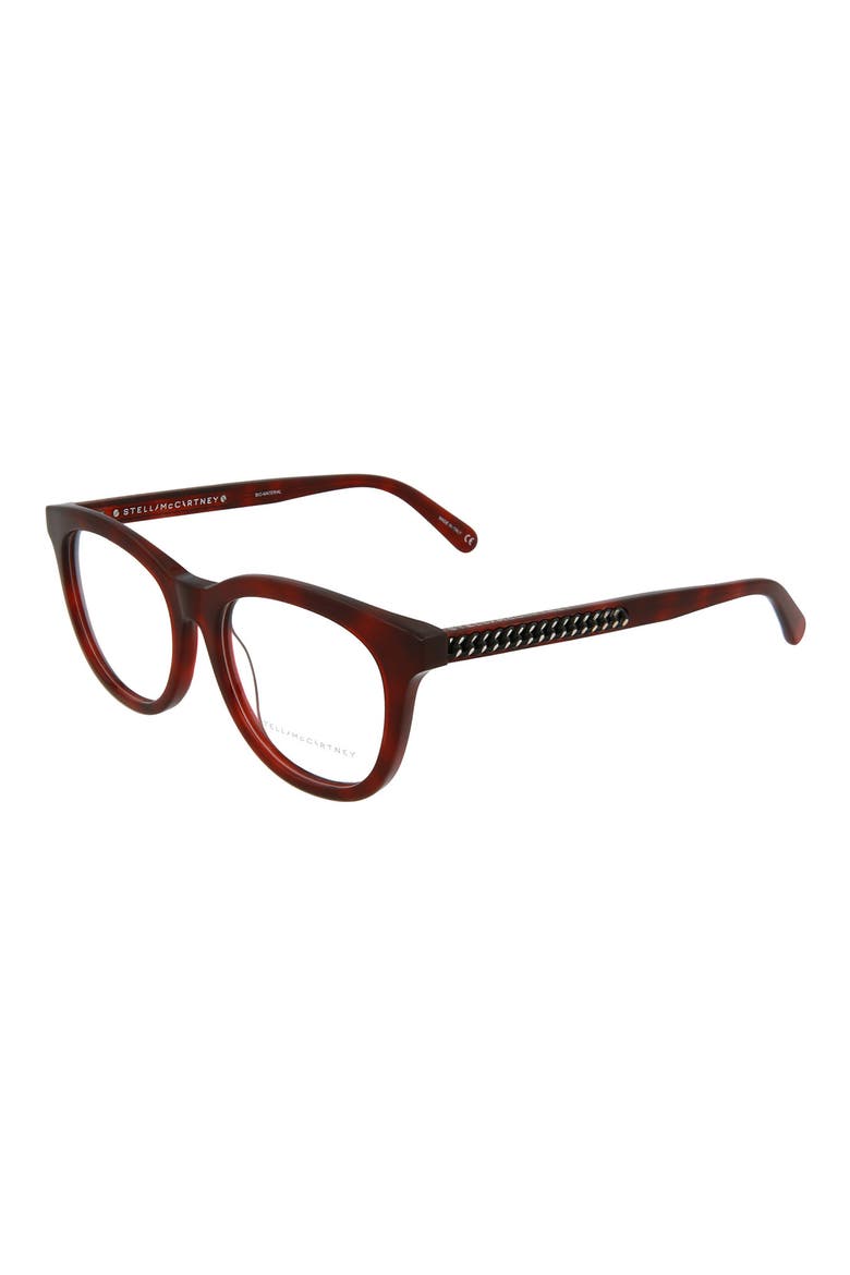 52mm Round Optical Frames, Alternate, color, HAVANA HAVANA TRANSPARENT/ TRN