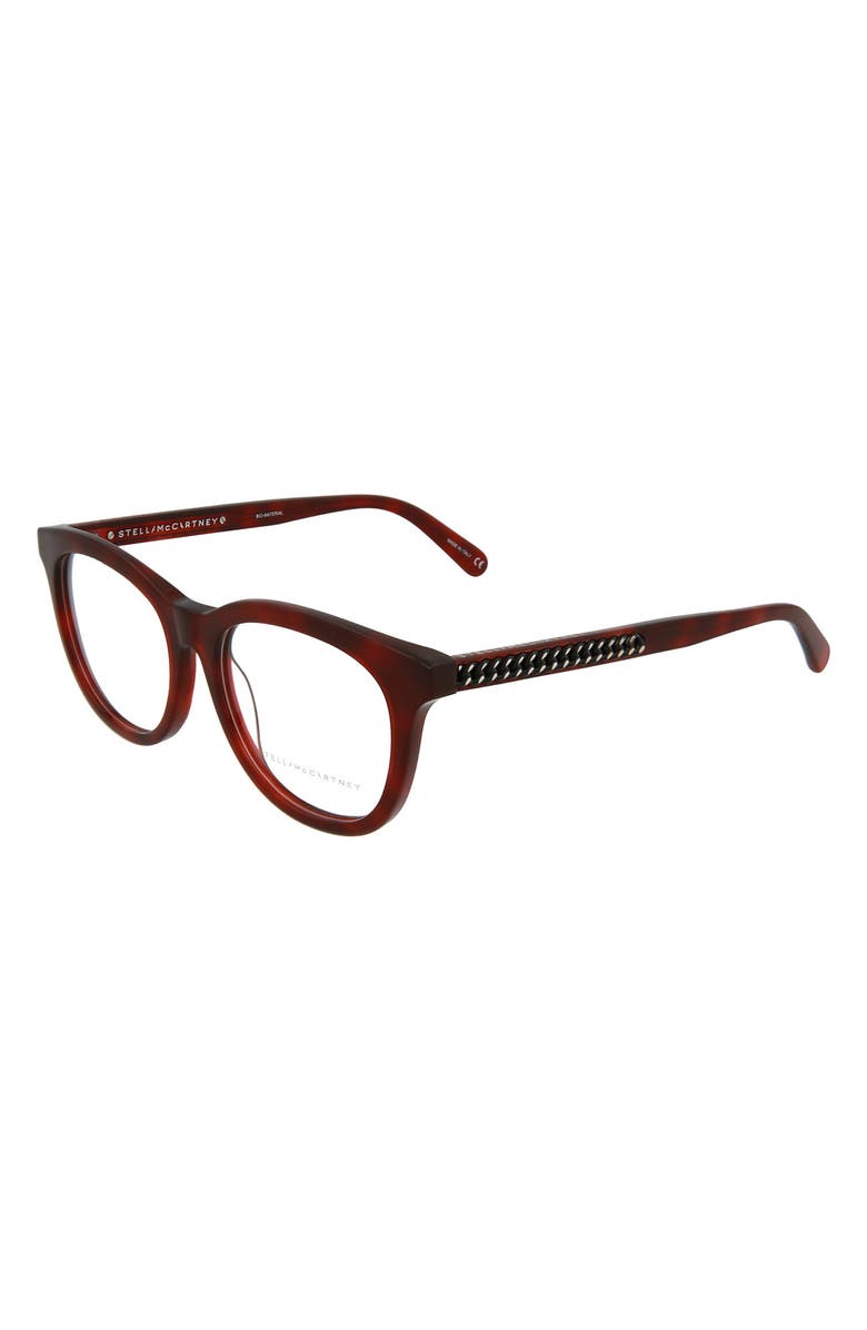 Stella McCartney 52mm Round Optical Frames, Alternate, color,
