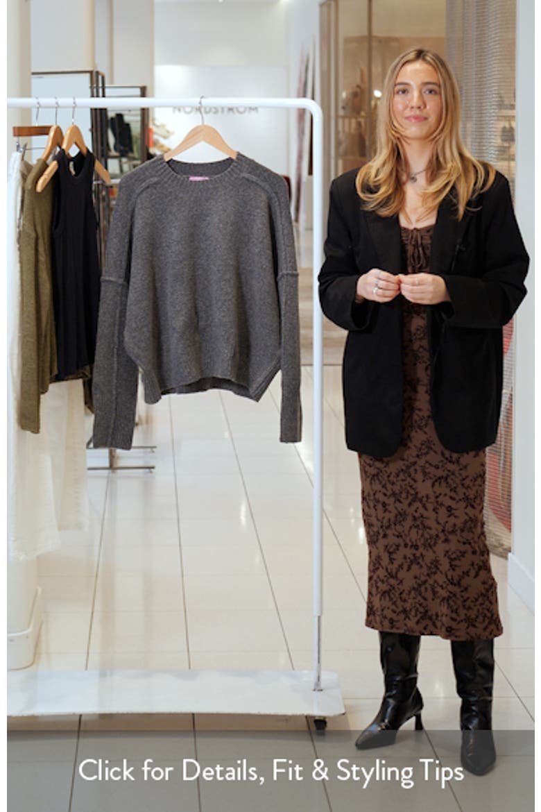 Shirley Oversize Crewneck Sweater video